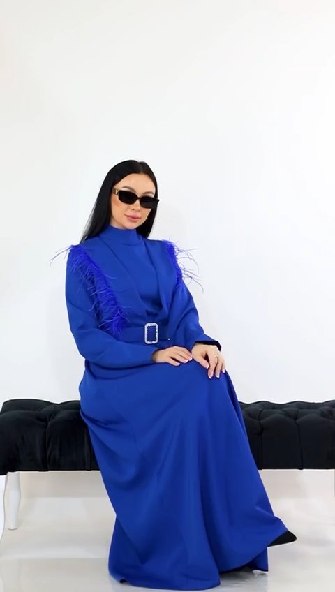 Sapphire Blue Dress